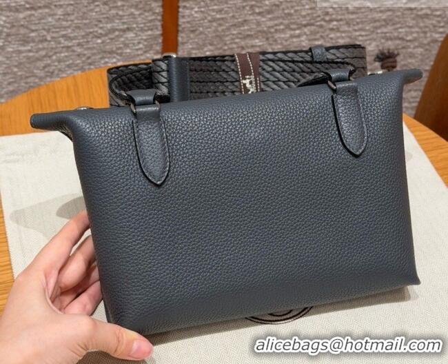 Classic Cheap Hermes Videpoches Bag in Togo Leather 2523 H0 Girs Misty/Silver 2026 (Half-Handmade)