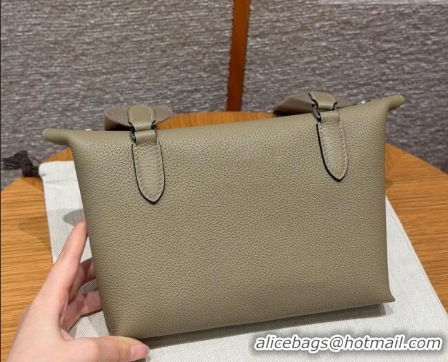 Top Grade Hermes Videpoches Bag in Togo Leather 2523 8Q Beige Marfa/Silver 2026 (Half-Handmade)