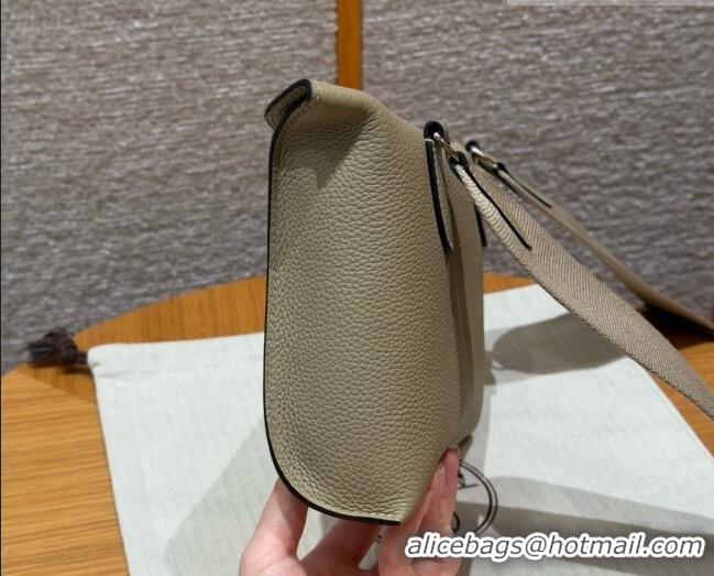 Top Grade Hermes Videpoches Bag in Togo Leather 2523 8Q Beige Marfa/Silver 2026 (Half-Handmade)