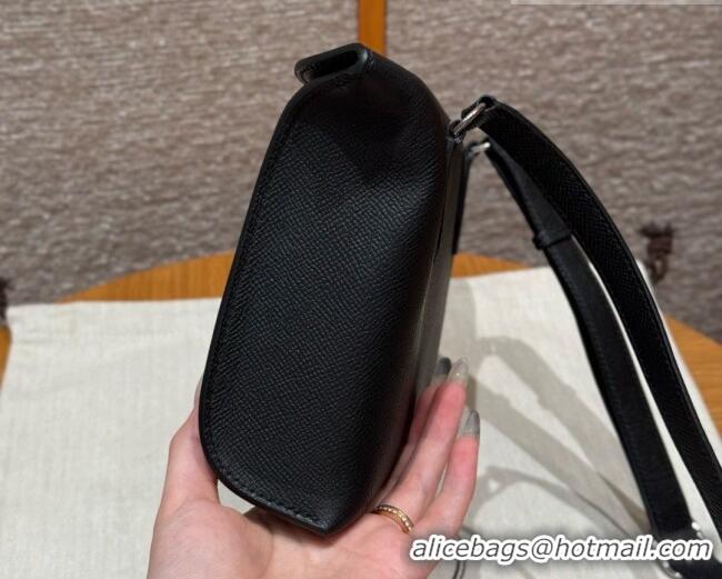 Top Quality Hermes Videpoches Bag in Togo Leather 2523 Black/Silver 2026 (Half-Handmade)