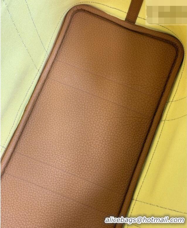 Promotional Hermes Garden Party Bag 36cm in Canvas/Togo Leather 2539 Yellow 2026 (Half-Handmade)