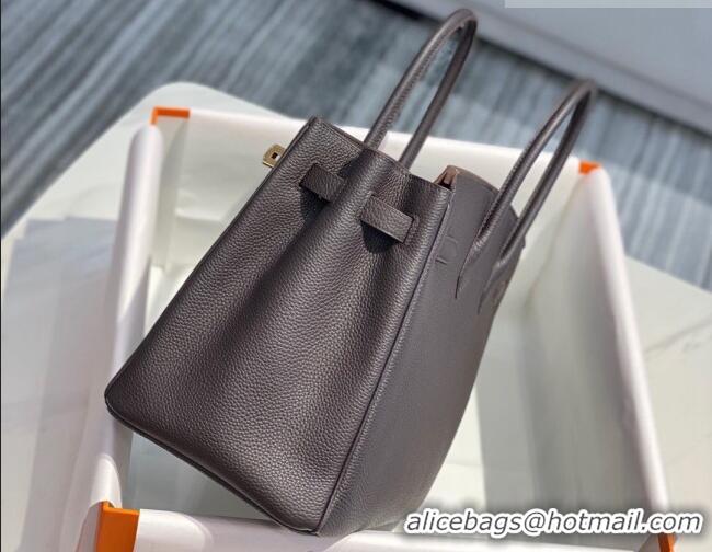 Top Design Hermes Birkin Bag 35cm In Togo Grained Leather H35 Ebony Brown