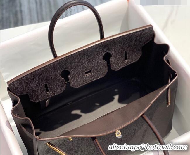 Top Design Hermes Birkin Bag 35cm In Togo Grained Leather H35 Ebony Brown