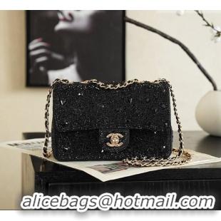Discount Chanel Evening Bag in Black Strass & Gold-Tone AS4297 2026
