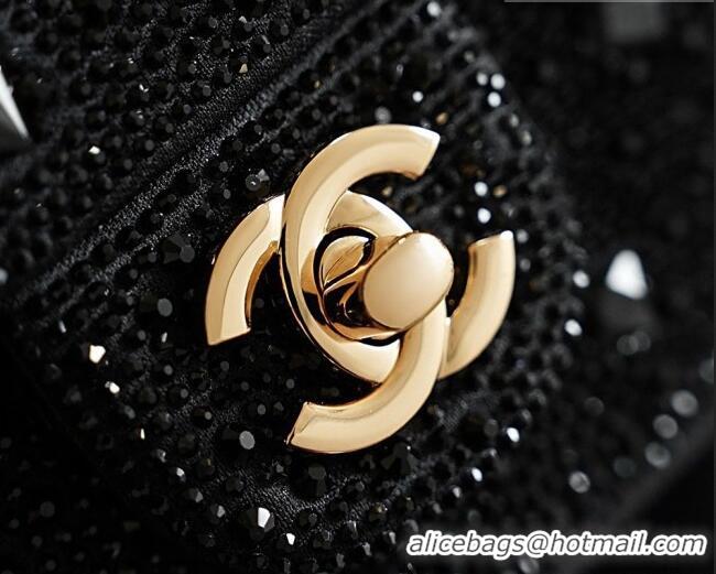Discount Chanel Evening Bag in Black Strass & Gold-Tone AS4297 2026