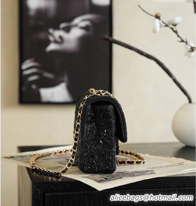 Discount Chanel Evening Bag in Black Strass & Gold-Tone AS4297 2026