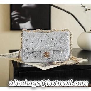 Fashion Discount Chanel Evening Bag in Silver Strass & Gold-Tone AS4297 2026