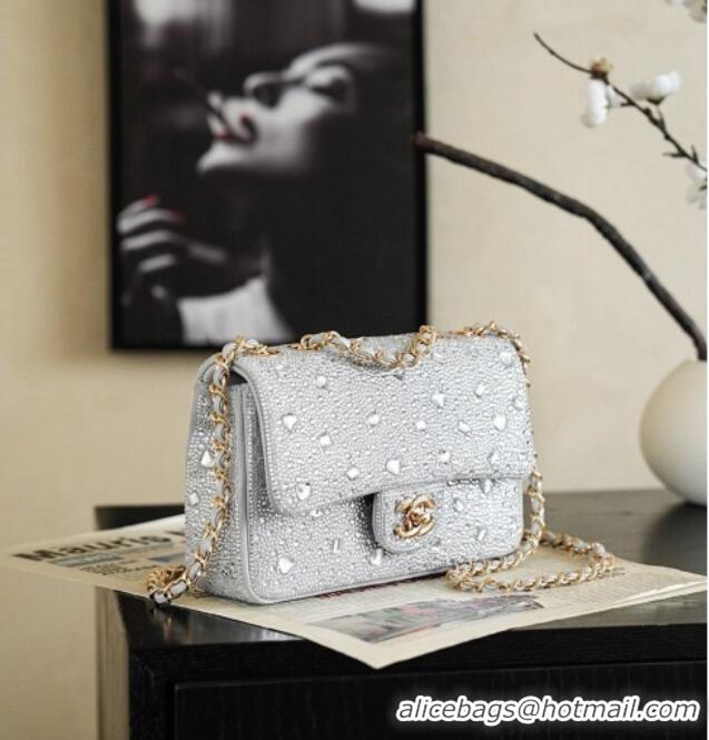 Fashion Discount Chanel Evening Bag in Silver Strass & Gold-Tone AS4297 2026