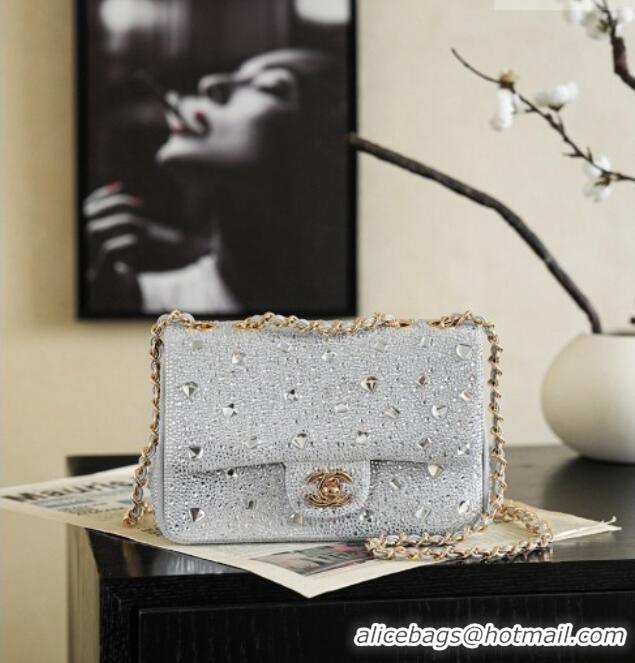 Fashion Discount Chanel Evening Bag in Silver Strass & Gold-Tone AS4297 2026