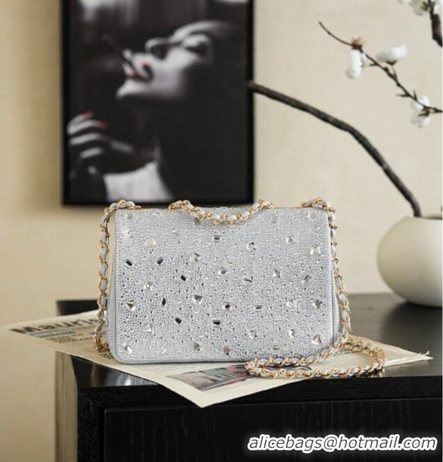 Fashion Discount Chanel Evening Bag in Silver Strass & Gold-Tone AS4297 2026