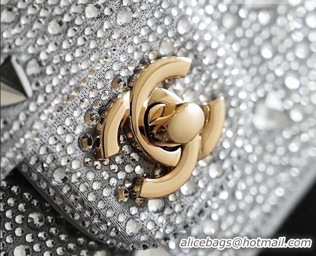 Fashion Discount Chanel Evening Bag in Silver Strass & Gold-Tone AS4297 2026