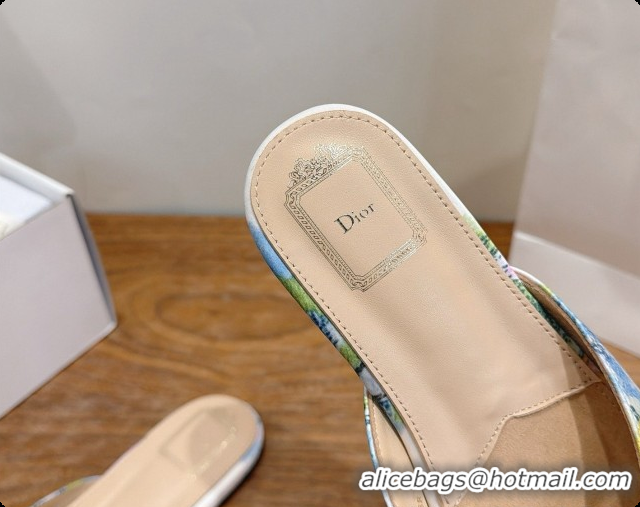 Low Price Dior Dioriviera Bow Slide Sandal D091040 White 2026