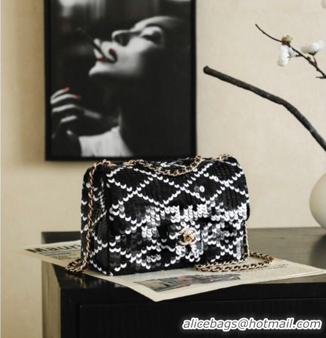 Market Sells Chanel Mini Sequins Flap Bag CH091406 Black 2026