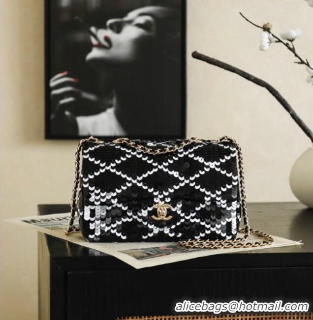 Market Sells Chanel Mini Sequins Flap Bag CH091406 Black 2026