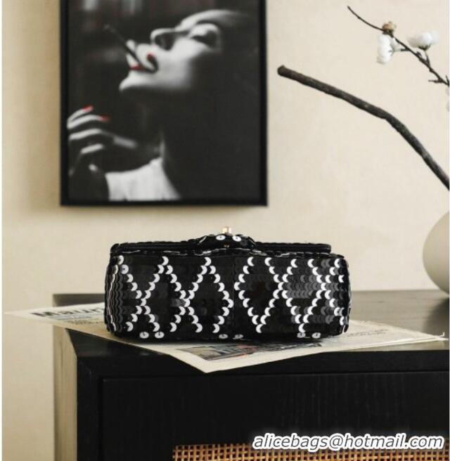 Market Sells Chanel Mini Sequins Flap Bag CH091406 Black 2026