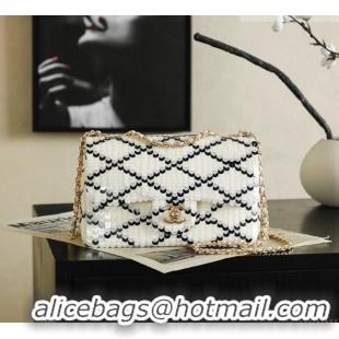 Promotional Chanel Mini Sequins Flap Bag CH091407 White 2026