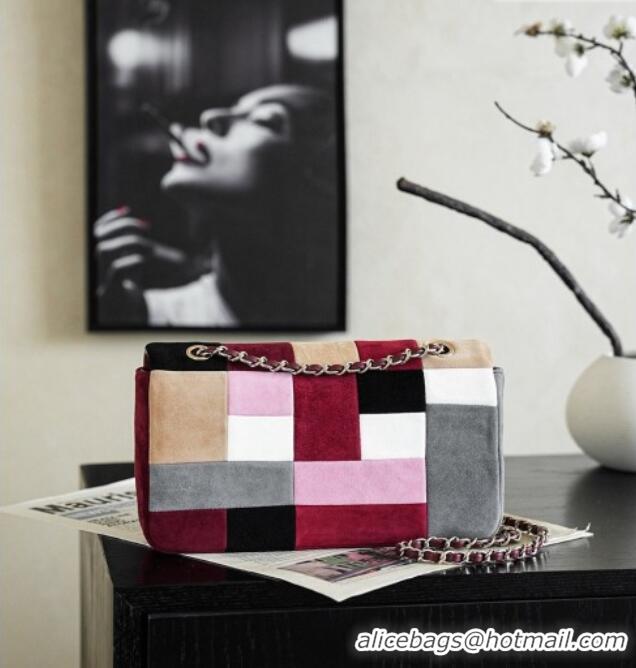Shop Promotional Chanel Medium Flap Bag in Multicolor Suede CH091408 2026