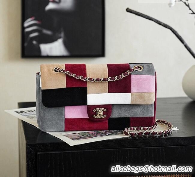 Shop Promotional Chanel Medium Flap Bag in Multicolor Suede CH091408 2026