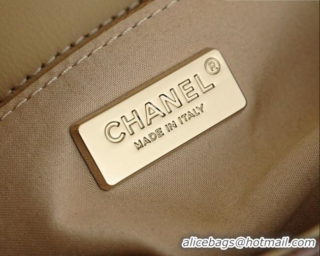 Good Quality Chanel Mini Sequins Flap Bag CH091409 Beige 2026