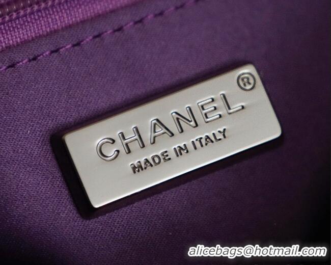 Luxury Cheap Chanel Mini Sequins Flap Bag CH091410 Purple 2026