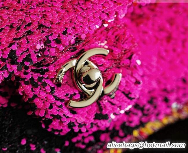 Buy Discount Chanel Mini Sequins Flap Bag CH091412 Rosy 2026