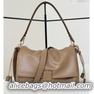 Best Discount Fendi Mamma Baguette Large Bag in Nappa Leather 8677L Pale Brown 2026