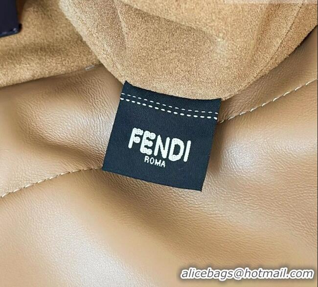 Best Discount Fendi Mamma Baguette Large Bag in Nappa Leather 8677L Pale Brown 2026