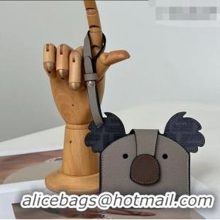 Promotional Fendi Best Friends Forever Card Case in FF Fabric and Grey Leather 66816 Koala 2026