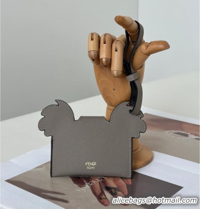 Promotional Fendi Best Friends Forever Card Case in FF Fabric and Grey Leather 66816 Koala 2026