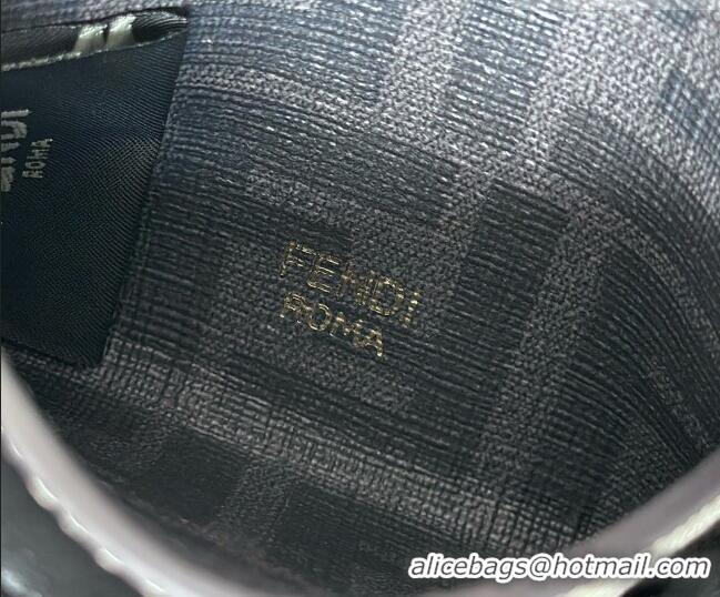 Promotional Fendi Best Friends Forever Card Case in FF Fabric and Grey Leather 66816 Koala 2026