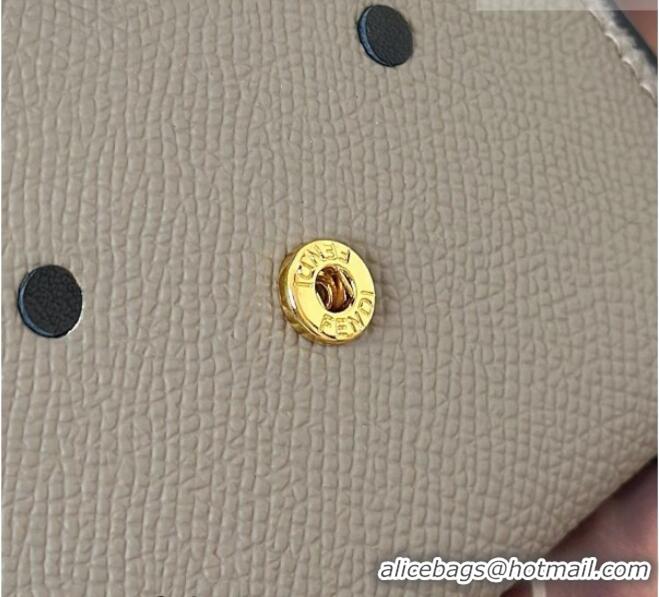 Promotional Fendi Best Friends Forever Card Case in FF Fabric and Grey Leather 66816 Koala 2026