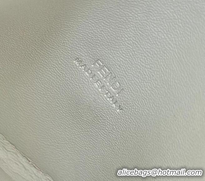 Top Quality Fendi Best Friends Forever Card Case in FF Fabric and White Leather 66816 Teddy Bear 2026