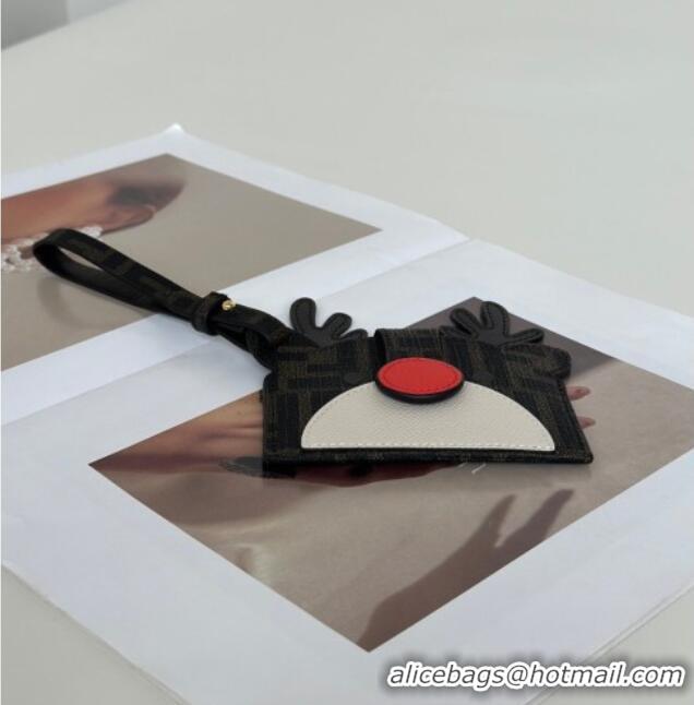 Low Cost Fendi Best Friends Forever Card Case in FF Fabric and Multicolor Leather 66816 Reindeer 2026