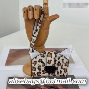 Reasonable Price Fendi Best Friends Forever Card Case in Printed Leather 66816 Leopard 2026