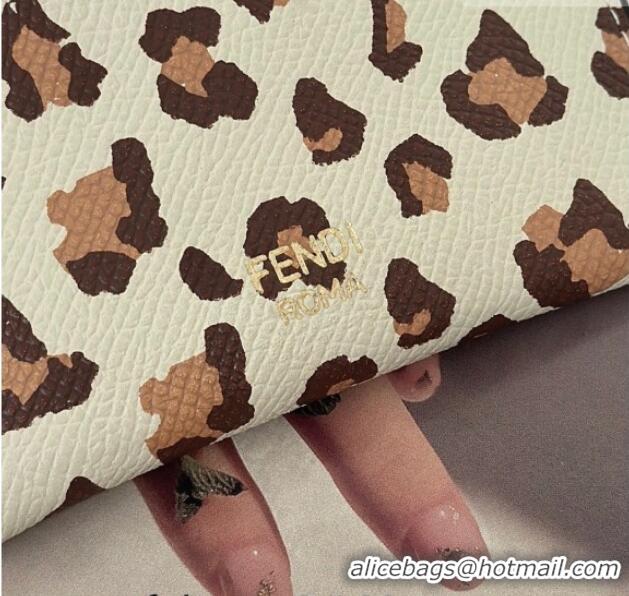 Reasonable Price Fendi Best Friends Forever Card Case in Printed Leather 66816 Leopard 2026