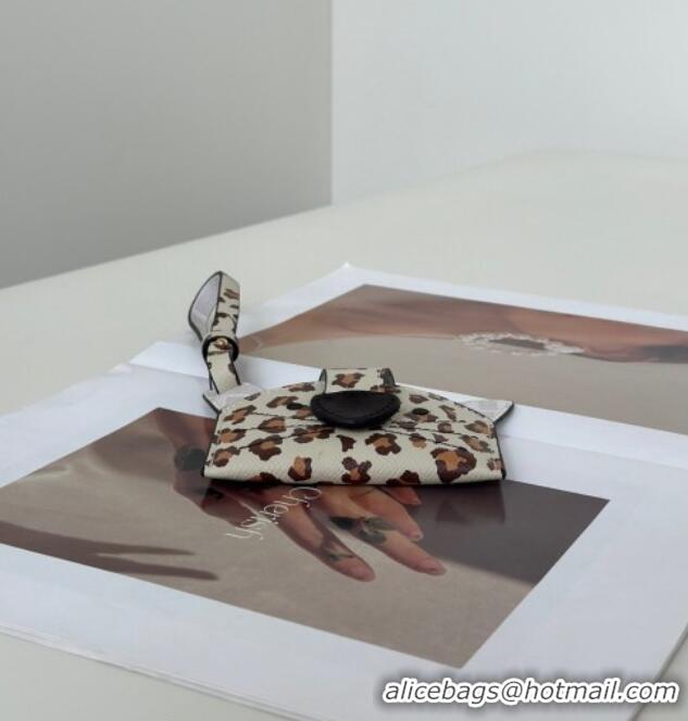 Reasonable Price Fendi Best Friends Forever Card Case in Printed Leather 66816 Leopard 2026