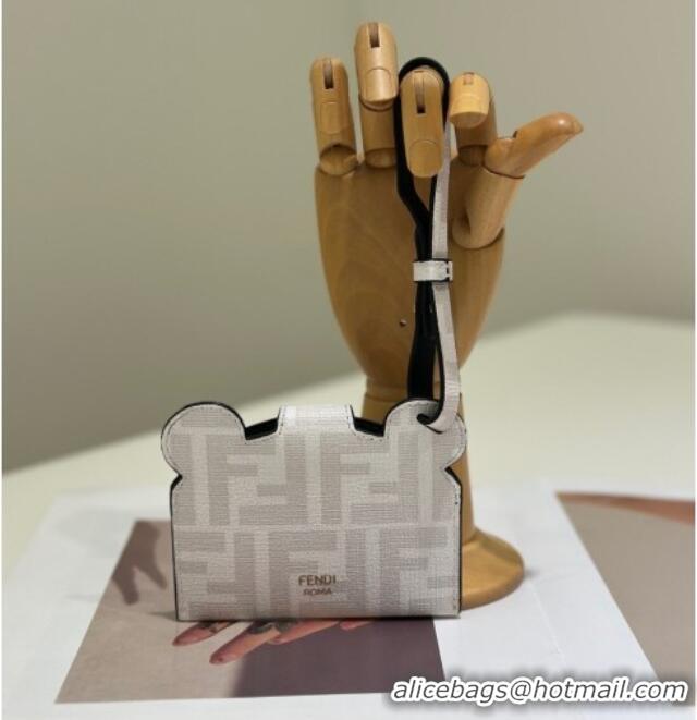 Well Crafted Fendi Best Friends Forever Card Case in FF Fabric and Black Leather 66816 Panda 2026