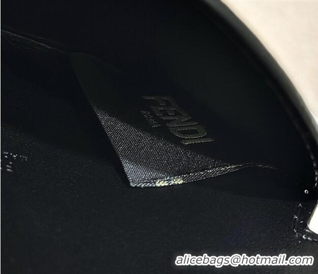 Well Crafted Fendi Best Friends Forever Card Case in FF Fabric and Black Leather 66816 Panda 2026