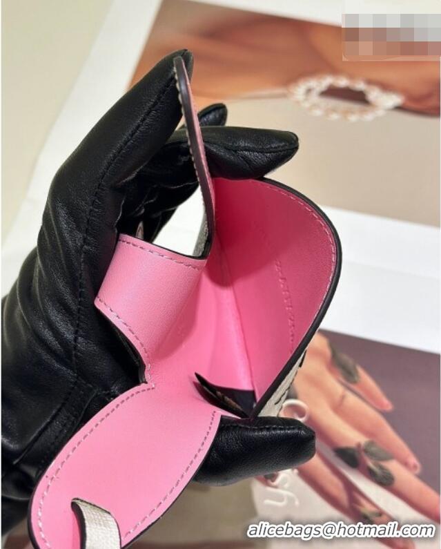 Pretty Style Fendi Best Friends Forever Card Case in FF Fabric and Pink Leather 66816 Rabbit 2026