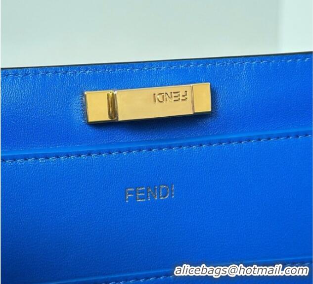 Grade Discount Fendi Way Medium Blue Suede Bag 368 2026 Top