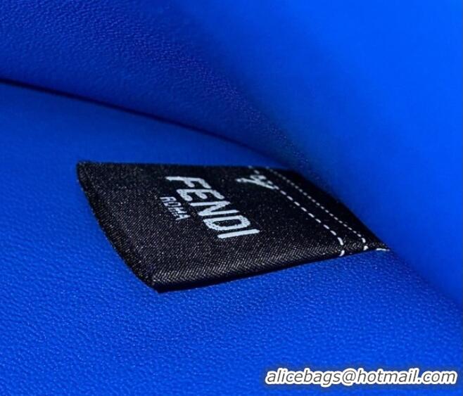Grade Discount Fendi Way Medium Blue Suede Bag 368 2026 Top