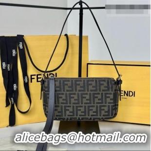 Crafted Inexpensive Fendi Small Zip Top Bag in FF Zucca Jacquard Fabric 8716 2026 Top