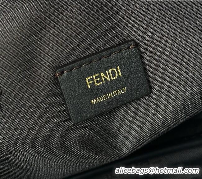 Crafted Inexpensive Fendi Small Zip Top Bag in FF Zucca Jacquard Fabric 8716 2026 Top