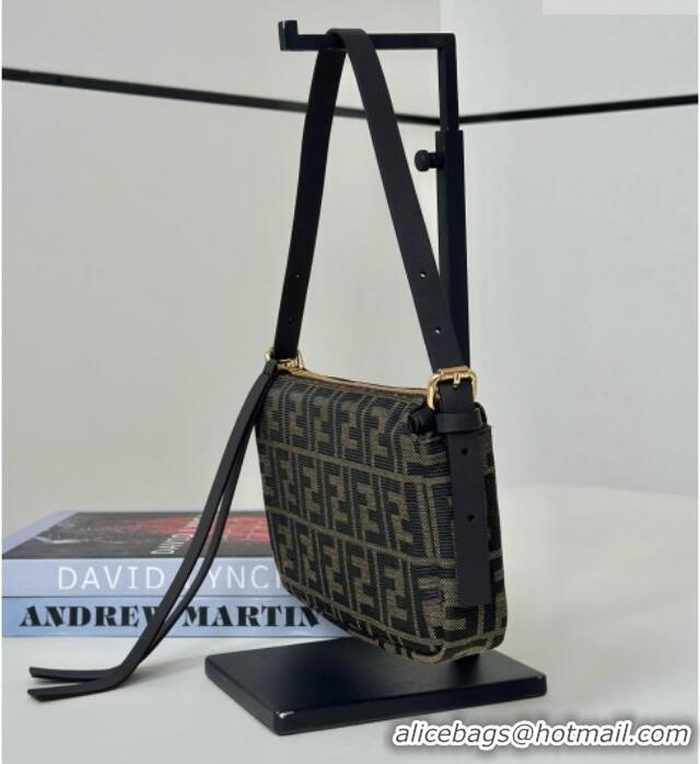 Crafted Inexpensive Fendi Small Zip Top Bag in FF Zucca Jacquard Fabric 8716 2026 Top