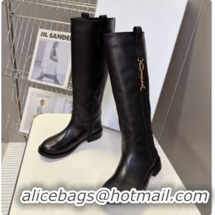 Perfect Dior Diorly Boot in Black Shiny Calfskin D091138 2026