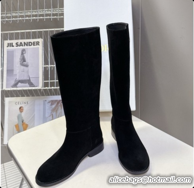 Affordable Price Dior D-Town Boot in Black Suede Calfskin D091145 2026