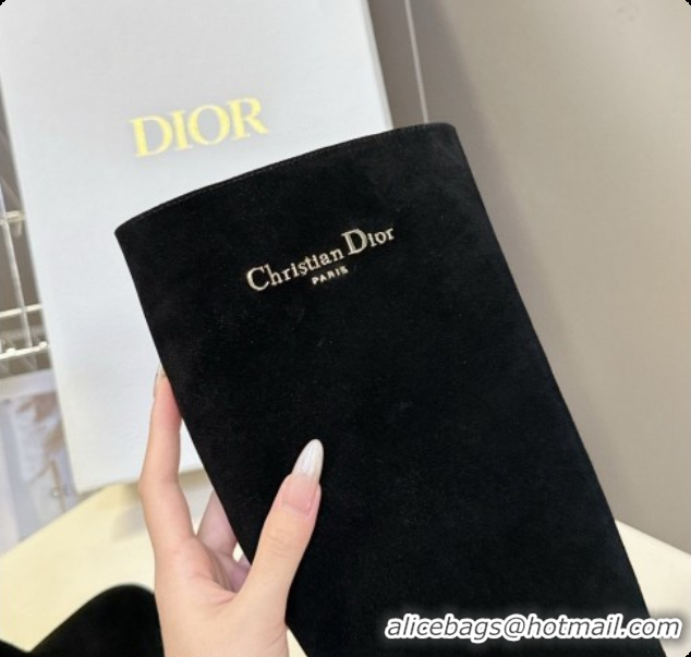 Affordable Price Dior D-Town Boot in Black Suede Calfskin D091145 2026