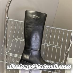 Reasonable Price Dior D-Town Boot in Black Supple Calfskin D091148 2026