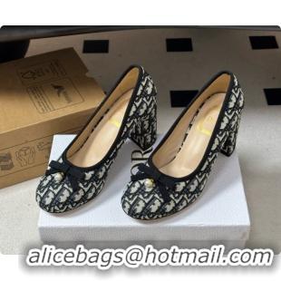 Unique Style Dior Ballet Pumps in Dior Oblique Motif 8cm Heel D091159 2026