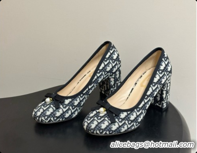 Unique Style Dior Ballet Pumps in Dior Oblique Motif 8cm Heel D091159 2026